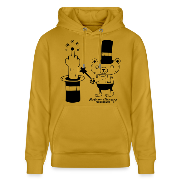 Berlin Unisex Bio-Hoodie-OHNE WORTE - Ocker