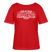 Berliner Spruch-FISIMATENTEN-Rundhals Frauen Bio-T-Shirt - Rot