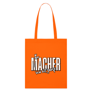 DER MACHER VON DIT JANZE - Bio-Stoffbeutel - Tieforange