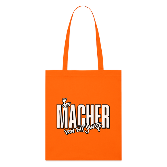 DER MACHER VON DIT JANZE - Bio-Stoffbeutel - Tieforange