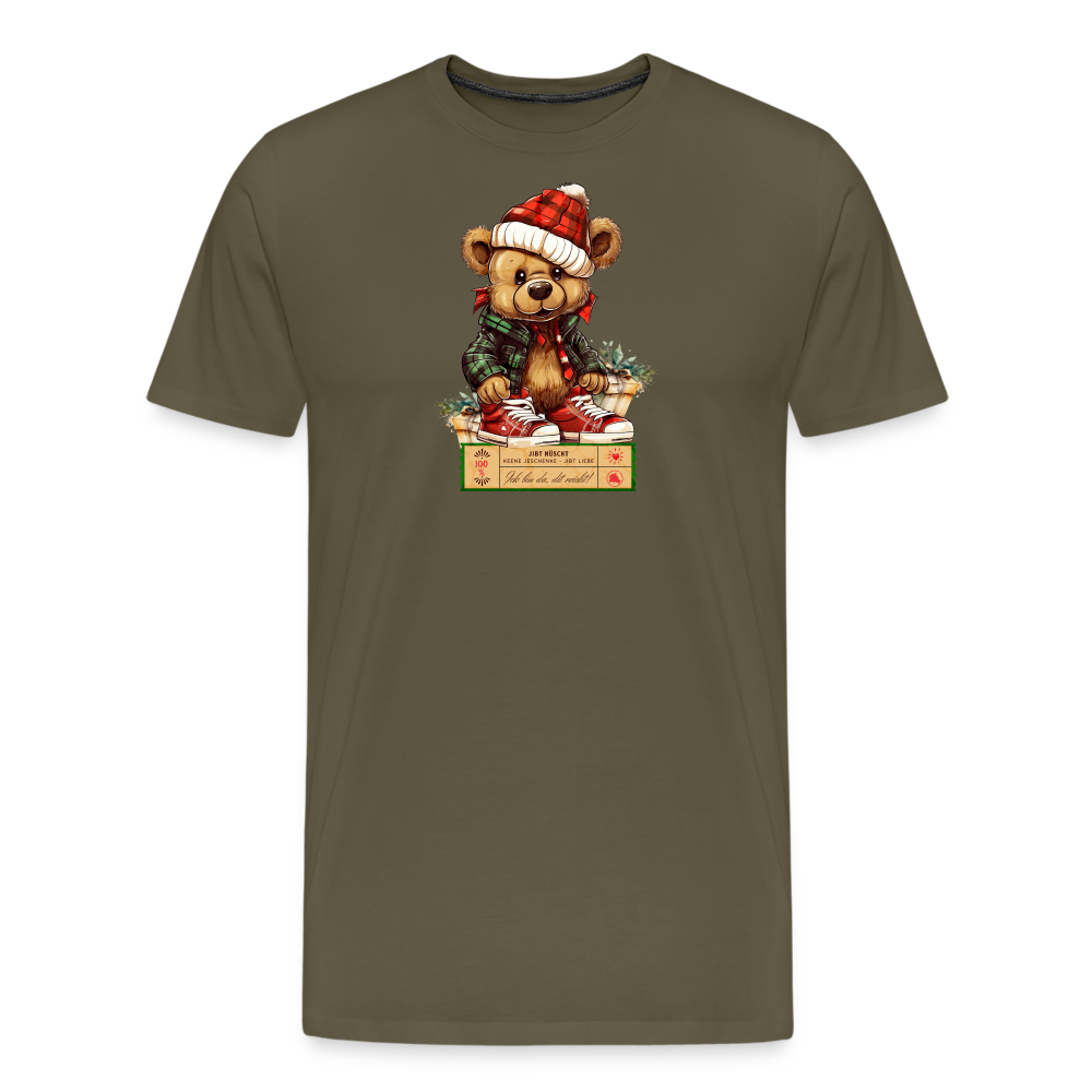 KEENE JESCHENKE - Männer Premium T-Shirt - Khaki