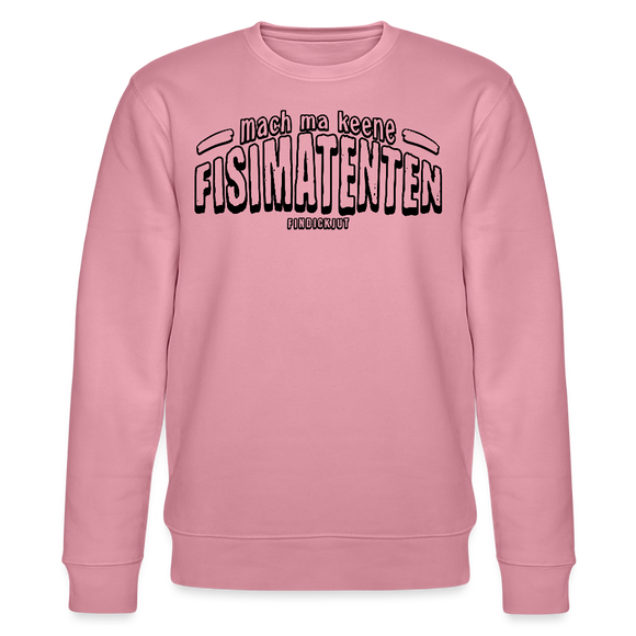 Berliner Spruch-FISIMATENTEN-Unisex Bio-Sweatshirt - Lila Traum