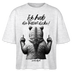 Ick hab die Faxen dicke!-Frauen Boxy Bio-T-Shirt - Weiß meliert