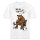 Berliner Bär mit Spruch-JEH MIR NICH UFFN SENKEL- RELAXED FIT Unisex Organic T-Shirt - Weiß