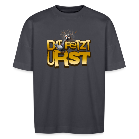 DIT FETZT URST - Unisex Oversize Bio-T-Shirt - Indigoblau