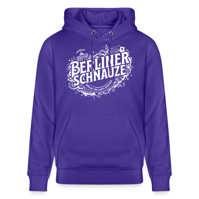 BERLIN SCHNAUZE als Souvenir-Unisex Bio-Hoodie - Purple Love 