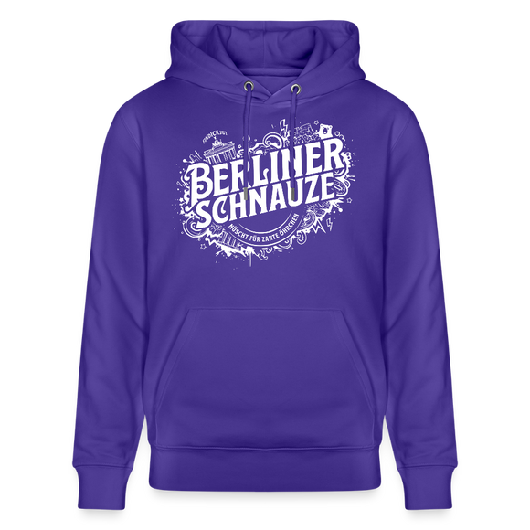 BERLIN SCHNAUZE als Souvenir-Unisex Bio-Hoodie - Purple Love 