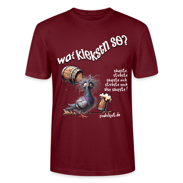 KIEKSTN SO?-Unisex T-Shirt II - Burgunderrot