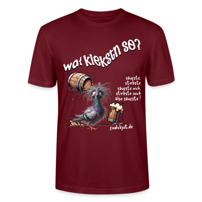 KIEKSTN SO?-Unisex T-Shirt II - Burgunderrot