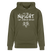 ICK BIN NÜSCHT FÜR SCHWACHE NERVEN-Unisex Bio-Hoodie - Khaki Grün