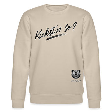 KIEKST'N SO?-Unisex Bio-Sweatshirt - Beige