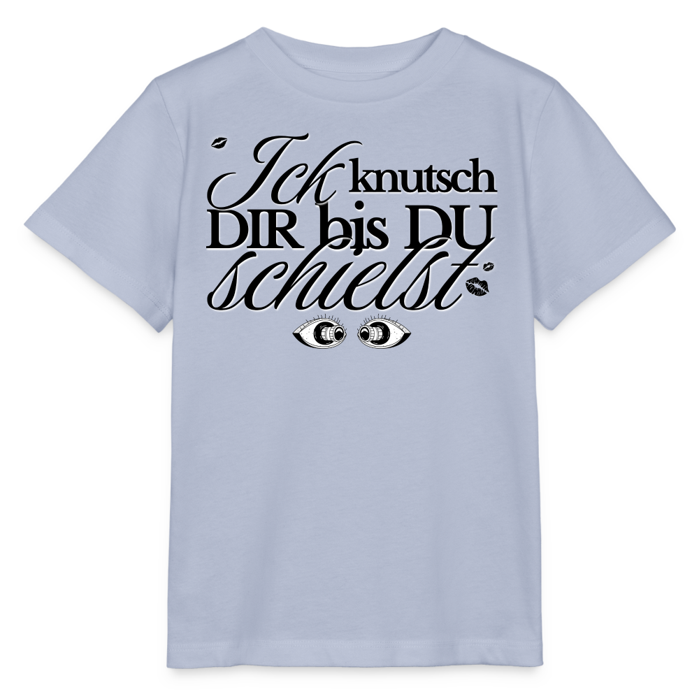 ICK KNUTSCH DIR - Kinder T-Shirt BIO - Lavendel-Violett