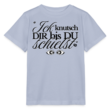 ICK KNUTSCH DIR - Kinder T-Shirt BIO - Lavendel-Violett
