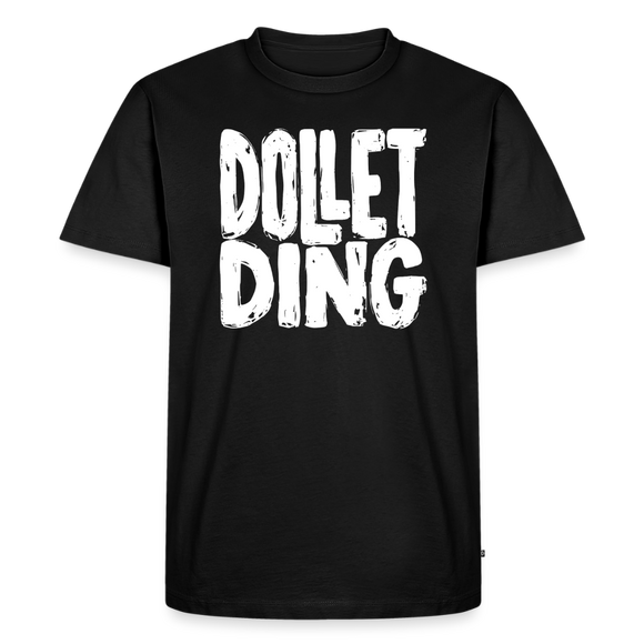 DOLLET DING-Männer Premium T-Shirt - Schwarz