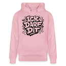 Berliner Spruch-ICK DARF DIT-Unisex Bio-Hoodie - Hellrosa