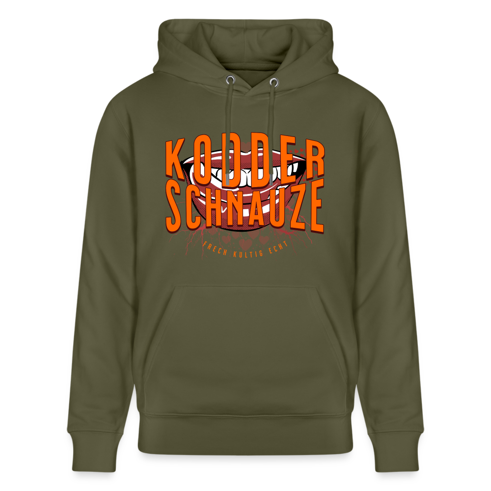 KODDERSCHNAUZE - Unisex Bio-Hoodie CRUISER - Khaki Grün