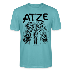 Beste Freunde-ATZE-Unisex T-Shirt - Pastelltürkis