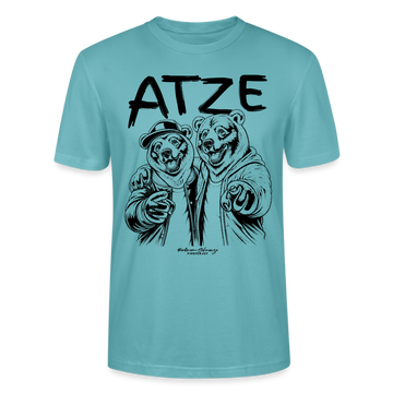 Beste Freunde-ATZE-Unisex T-Shirt - Pastelltürkis