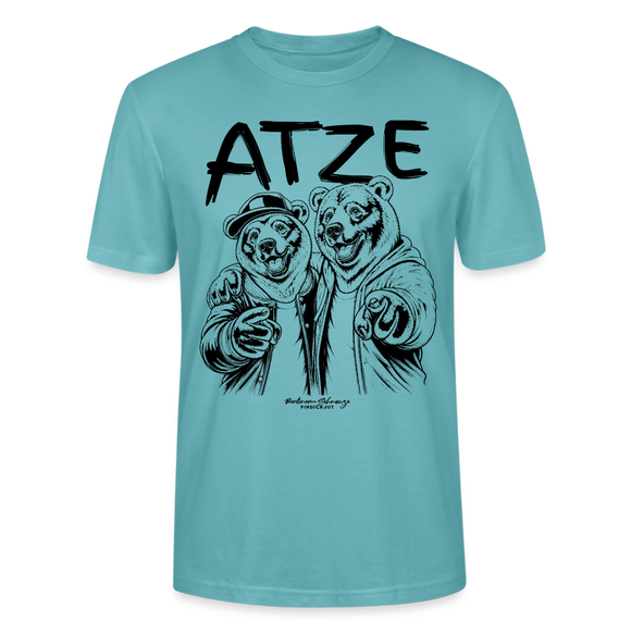 Beste Freunde-ATZE-Unisex T-Shirt - Pastelltürkis
