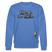 ICK BIN DA - Unisex Bio-Sweatshirt - Blau