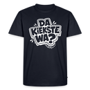 DA KIEKSTE WA?- Berliner Schnauze auf dem Männer Premium Bio T-Shirt - Navy