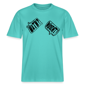 WATN? NÜSCHT!-Relaxed Fit Unisex Bio-T-Shirt - Poolblau