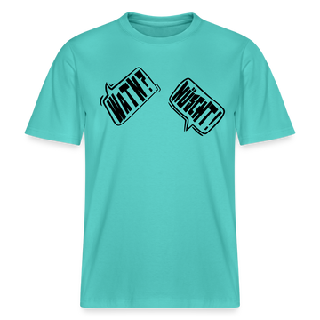 WATN? NÜSCHT!-Relaxed Fit Unisex Bio-T-Shirt - Poolblau
