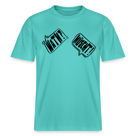 WATN? NÜSCHT!-Relaxed Fit Unisex Bio-T-Shirt - Poolblau