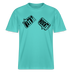 WATN? NÜSCHT!-Relaxed Fit Unisex Bio-T-Shirt - Poolblau