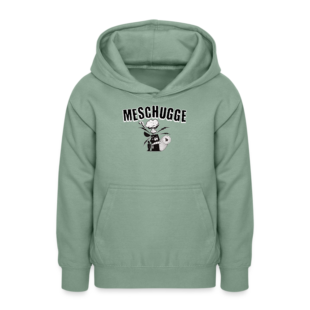 MESCHUGGE - Teenager Hoodie - Graugrün