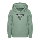 MESCHUGGE - Teenager Hoodie - Graugrün
