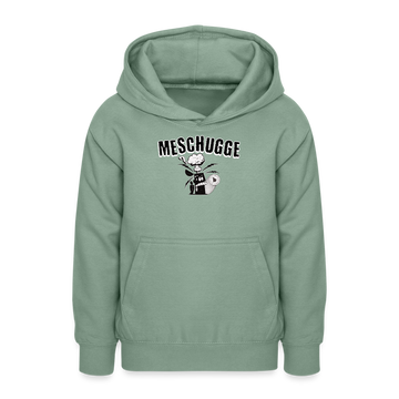 MESCHUGGE - Teenager Hoodie - Graugrün
