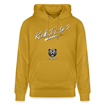 KIEKST'N SO?-Unisex Bio-Hoodie II - Ocker