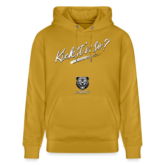 KIEKST'N SO?-Unisex Bio-Hoodie II - Ocker