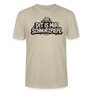Berliner Bär-DIT IS MIR SCHNURZPIEPE-Unisex T-Shirt BIO - Beige