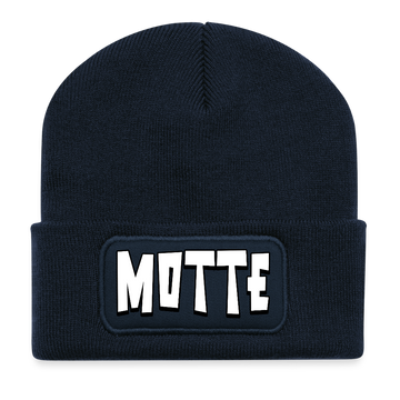 Berliner Kosewort-MOTTE-Beanie - French Navy