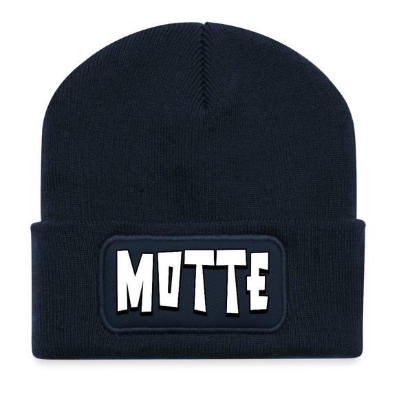 Berliner Kosewort-MOTTE-Beanie - French Navy
