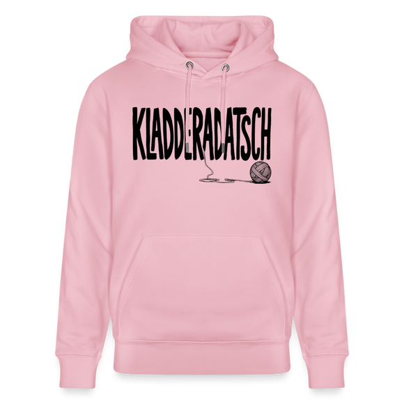 KLADDERADATSCH-Unisex Bio-Hoodie mit Berliner Schnauze - Hellrosa