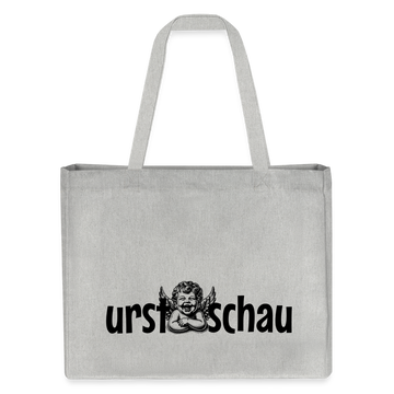 URST SCHAU - Einkaufstasche mit Spruch im Berliner Dialekt - Grau meliert