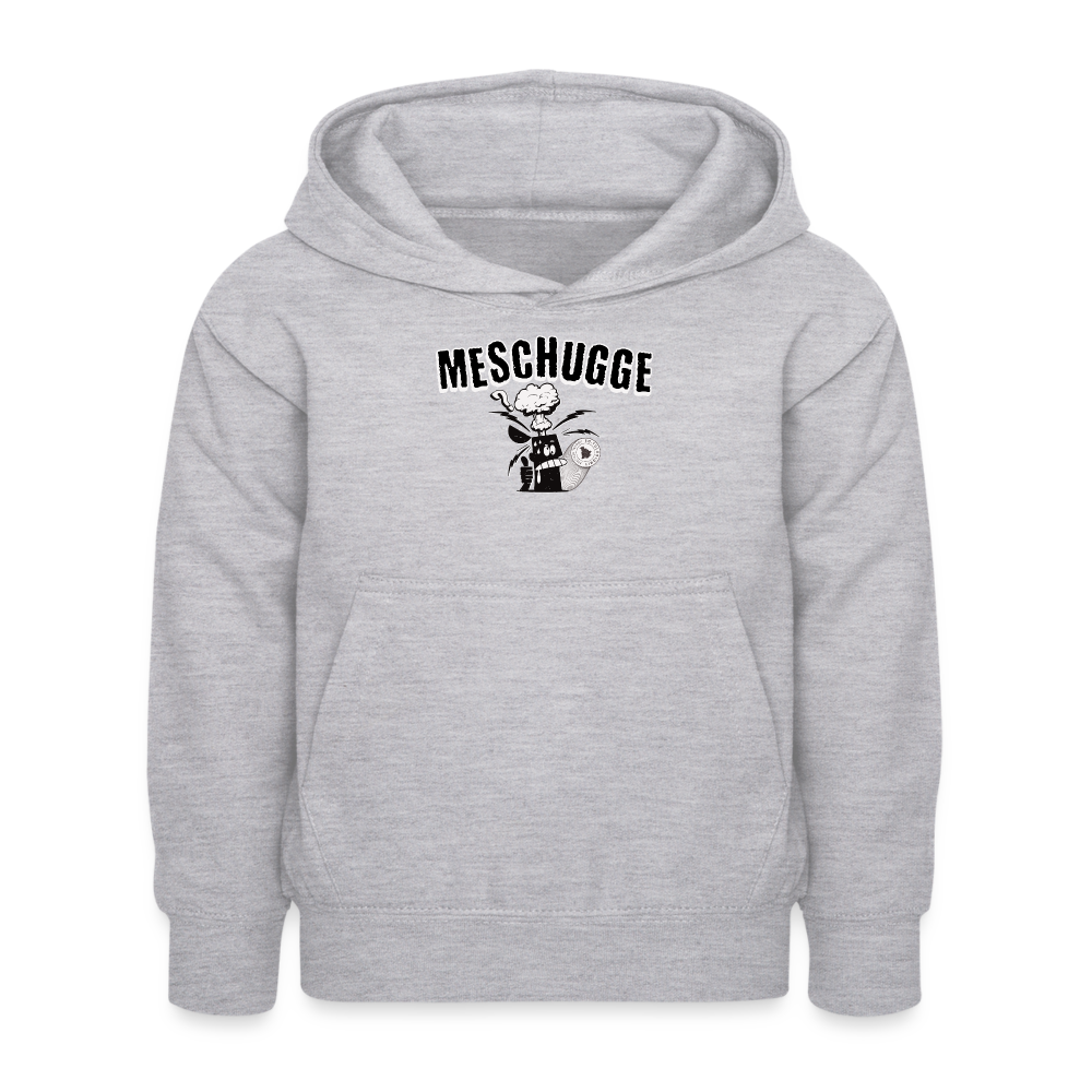 MESCHUGGE - Kinder Hoodie - Hellgrau meliert