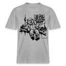 ICK LACH MIR N AST - RELAXED FIT Unisex Organic T-Shirt als Berlin Souvenir - Grau meliert