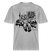 ICK LACH MIR N AST - RELAXED FIT Unisex Organic T-Shirt als Berlin Souvenir - Grau meliert
