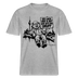 ICK LACH MIR N AST - RELAXED FIT Unisex Organic T-Shirt als Berlin Souvenir - Grau meliert