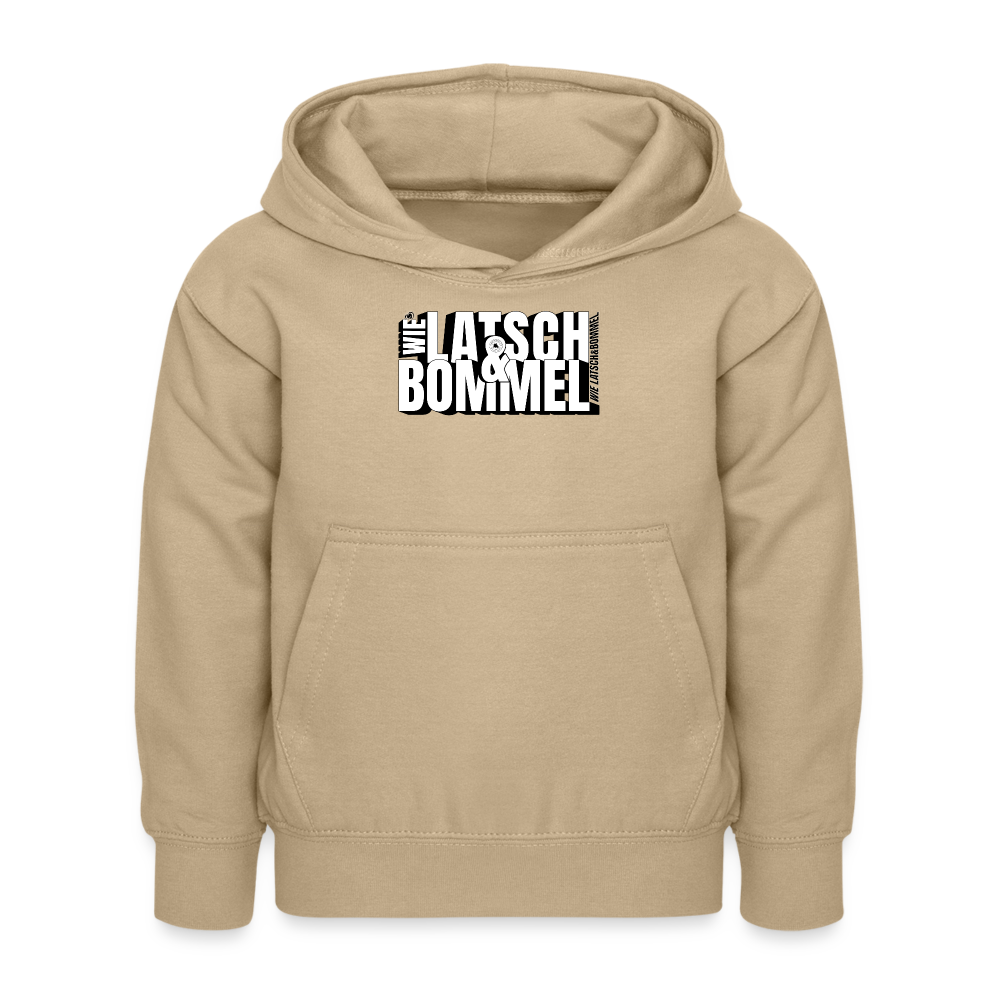 WIE LATSCH UND BOMMEL - Kinder Hoodie - Sand