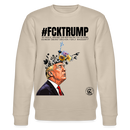 #FCKTRUMP-Unisex Bio-Sweatshirt - Beige