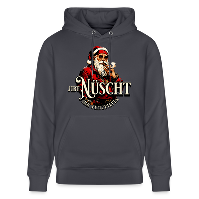 JIBT NÜSCHT IHR FLITZPIEPEN-Unisex Bio-Hoodie II - Indigoblau