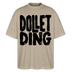 Berlin Shirt-DOLLET DING-Oversized Unisex Bio T-Shirt - Steingrau