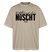 Berliner Spruch-NETT KANN ICK OOCH-Oversized Unisex Bio T-Shirt - Steingrau
