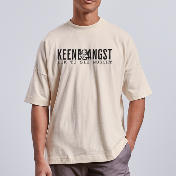 ICK TU SIE NÜSCHT - Unisex Oversize Bio-T-Shirt - Naturweiß
