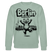 Berlin Souvenir-Unisex Bio-Sweatshirt-BERLIN ICK LIEBE DIR - Helles Graugrün